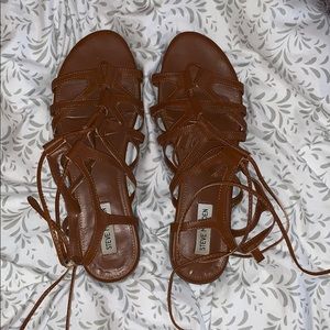 Steve madden ankle wrap sandals